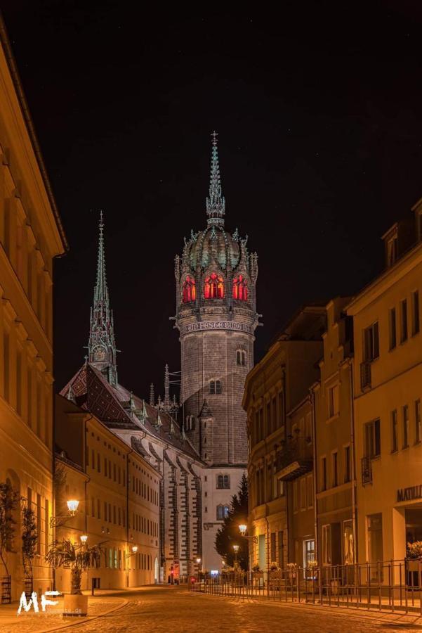Pension Zur Gartenstadt Wittenberg Bagian luar foto